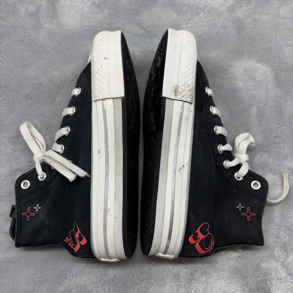 Converse Chuck Taylor All Star EVA Hearts Sneakers Size 2 Youth